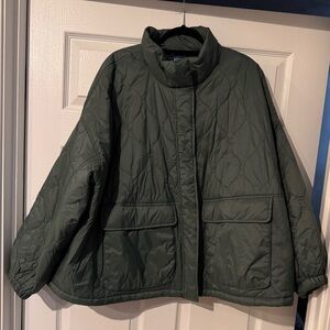 Old Navy Green Puffer Jacket - Size 3X